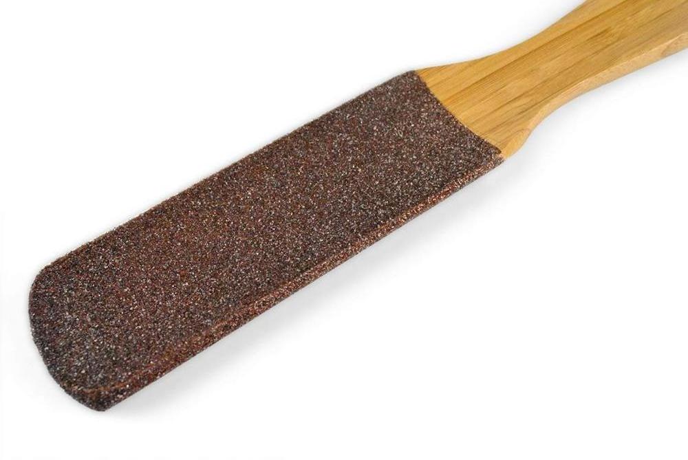 Wood Pedicure Rub Callus Pumice Stone Foot File