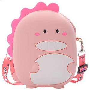 New design mini zipper kawaii animal parent child Silicone crossbody  Coin Purse pouch