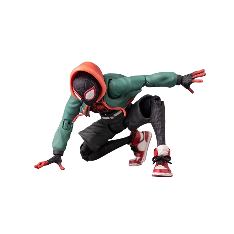 Spider-man Articulated joints moveable Action Figure Toys Miles Morales Spider-man Multiple replaceable parts Model Toys