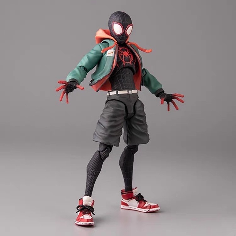 Spider-man Articulated joints moveable Action Figure Toys Miles Morales Spider-man Multiple replaceable parts Model Toys