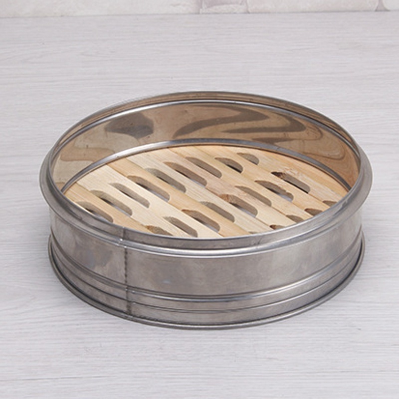 Stock Available Stainless Steel Food Steamer Pot Bamboo Steamer Basket