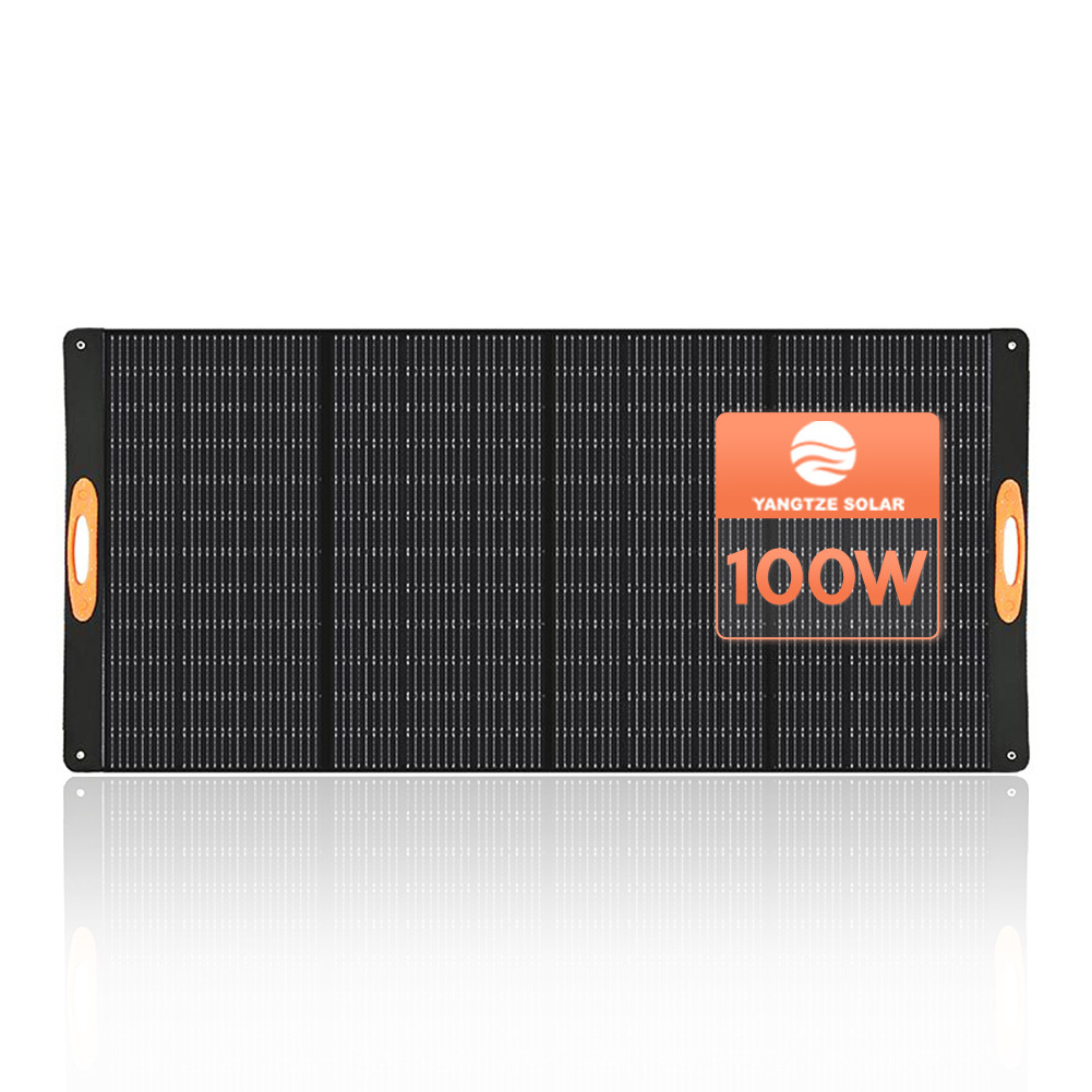 100w portable power station outdoor  solar panel for camp