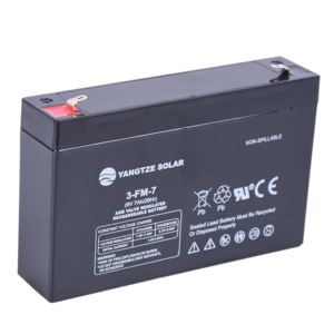 Long life 6v 7ah rechargeable lead acid battery 20hr