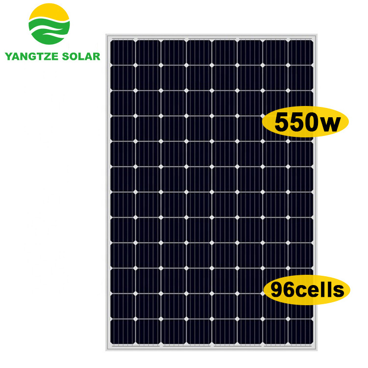 Yangtze top 1 hot sale 96cells mono 500w 550w solar panel 600w