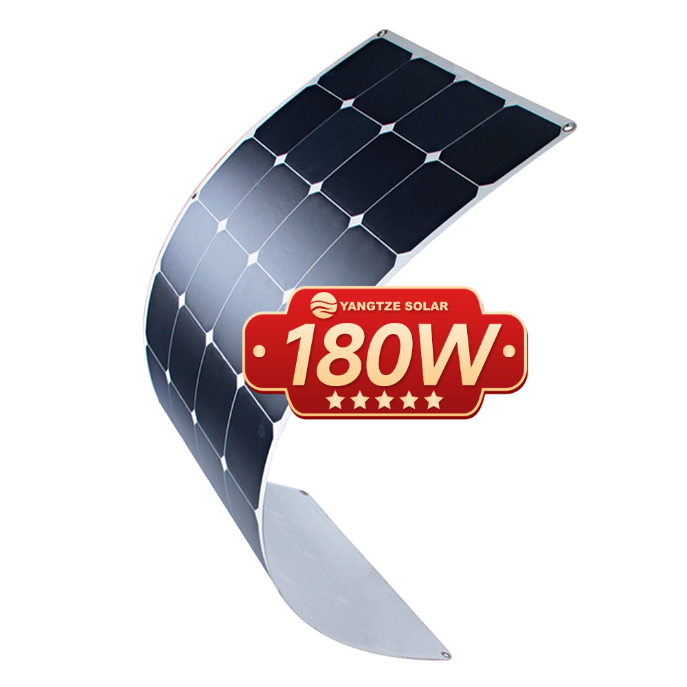 Yangtze 100w 120w 150w 180w semi flexible solar panels portable with 25 years warranty for sale