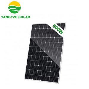 Yangtze 500w big power solar panel monocrystalline 500w panel