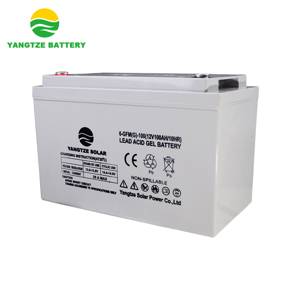 12V Battery Gel 100Ah 150Ah 200Ah 250Ah Deep Cycle Battery AGM Sealed Lead Acid Battery For Solar System