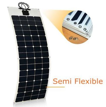 low price high efficiency 50w 100w 150w flexible solar panel