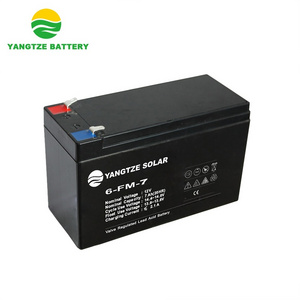 Yangtze  12v 7Ah 8Ah 9Ah 9Ah 10Ah sealed lead acid rechargeable solar storage battery