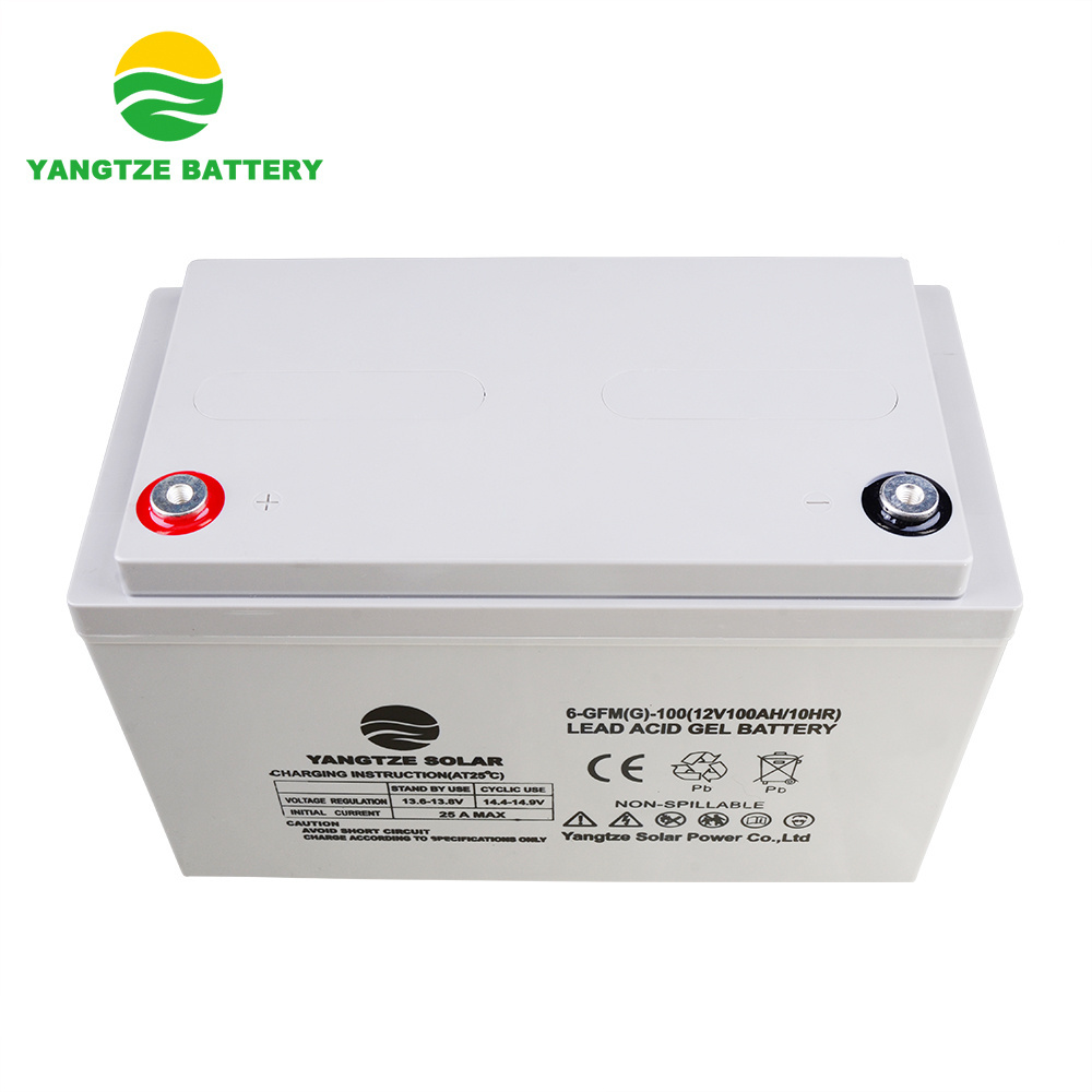 12V Battery Gel 100Ah 150Ah 200Ah 250Ah Deep Cycle Battery AGM Sealed Lead Acid Battery For Solar System