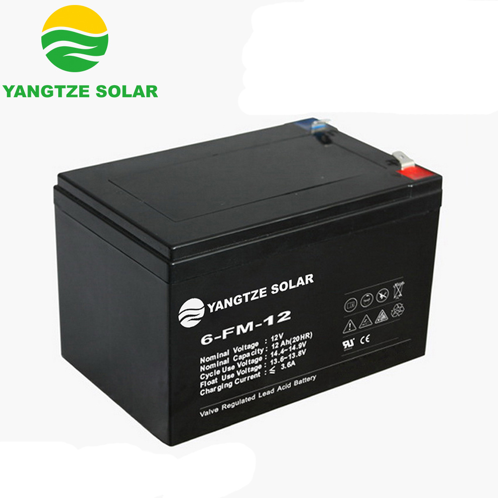 Yangtze solar  vrla  agm lead acid 48v 12ah electric bike battery with 4*12v 12ah