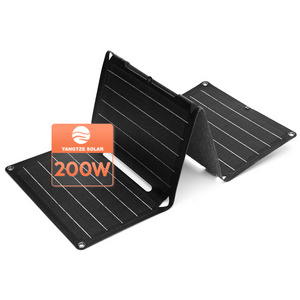 Yangtze solar panel foldable 200w outdoor charge flexible folding solar panel kit