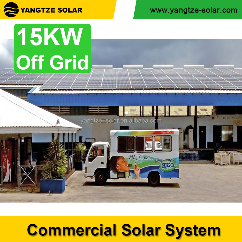 Yangtze high efficiency off grid 15kw residential solar power systems