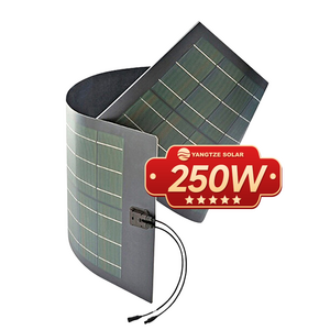 Factory price monocrystalline most efficient flexible solar panels 250w for home solar energy system