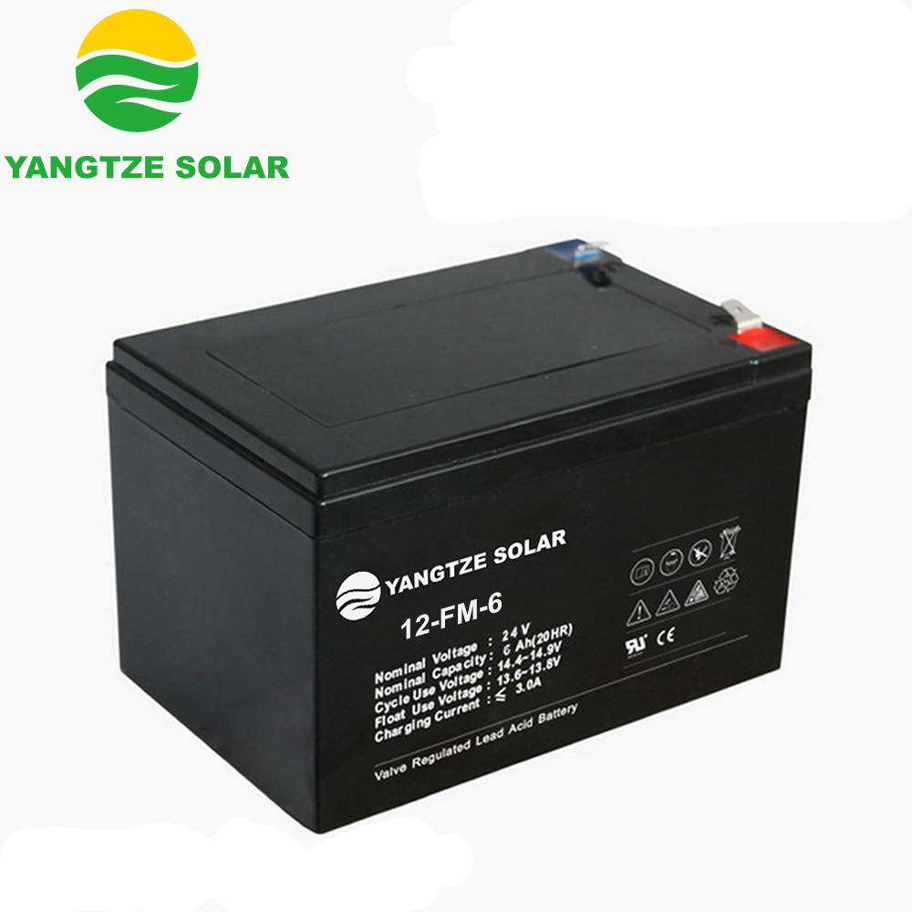 Yangtze power pure scooter battery 24v 6ah