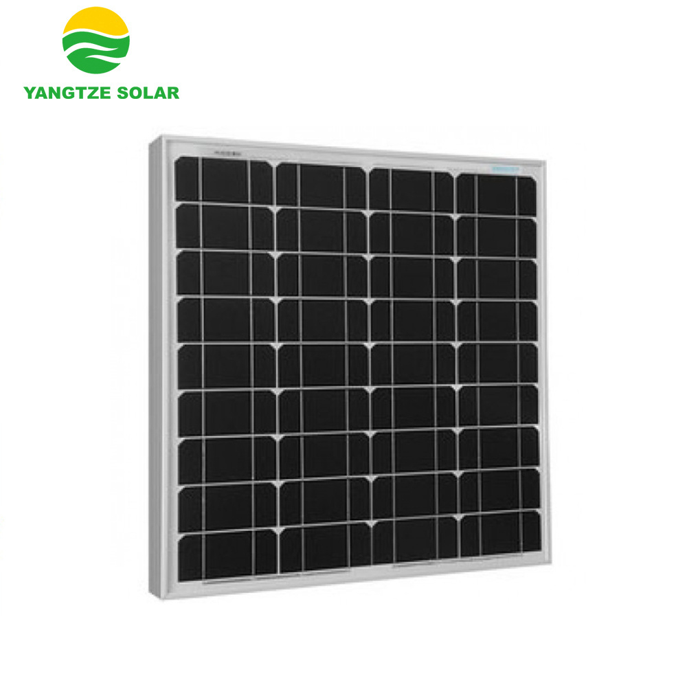 free shipping mono solar panel 50w for sale