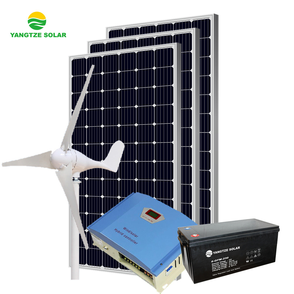 new design 5kw off grid solar and wind system