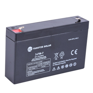 Long life 6v 7ah 20hr rechargeable batteries