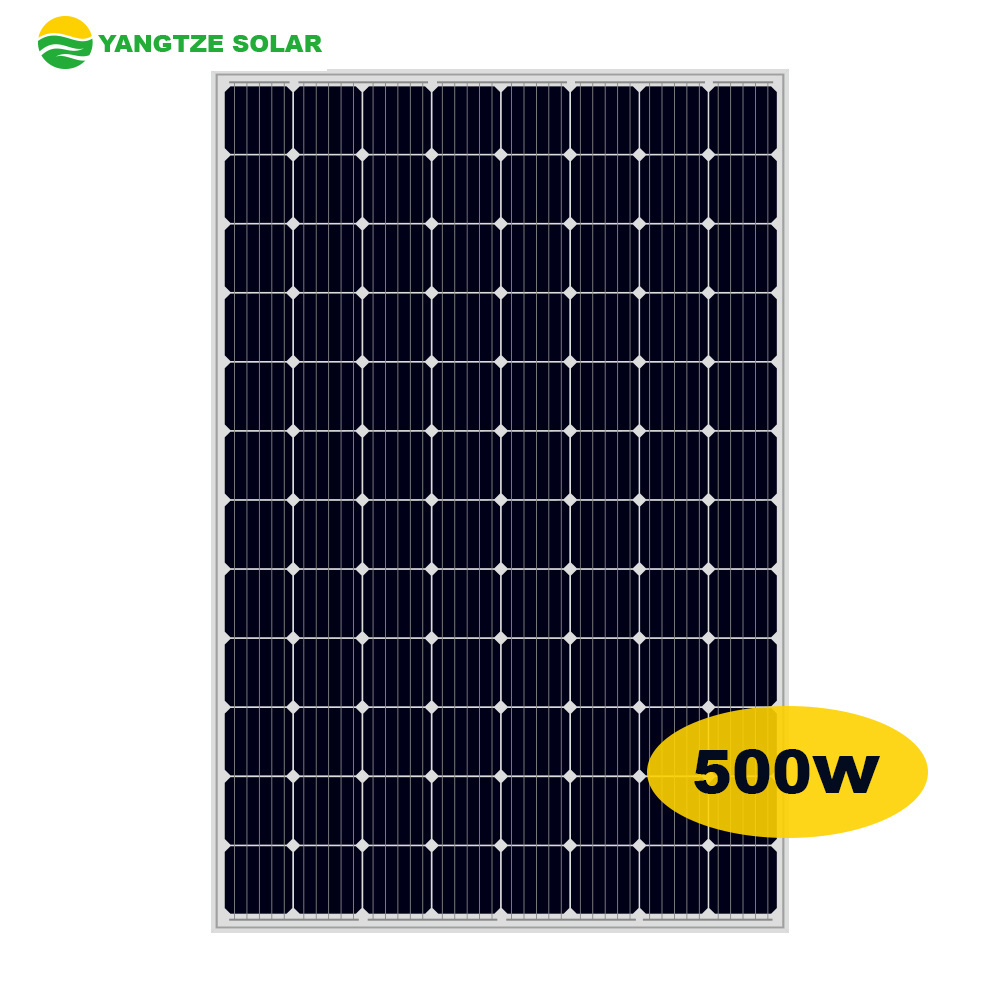 High quality yangtze price solar panel  cheap 500w with high efficiency