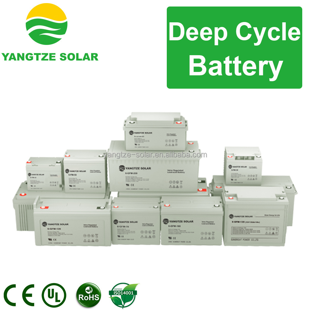 Free maintenance gel battery 12v 200ah salt water battery