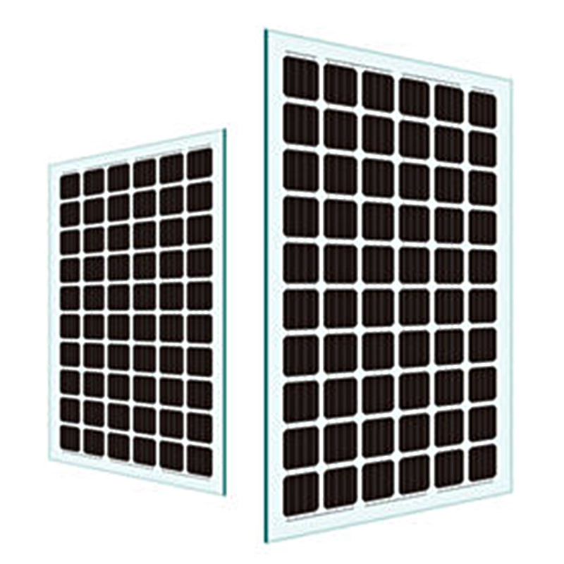 600W high quality cigs mono photovoltaic bipv transparent amorphous silicon double glass solar panels 66w