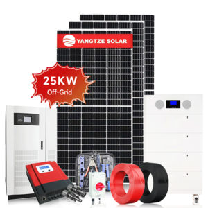 25kw 30 kw 10mw complete off grid converter power bank solar system power plant lithium battery for houses