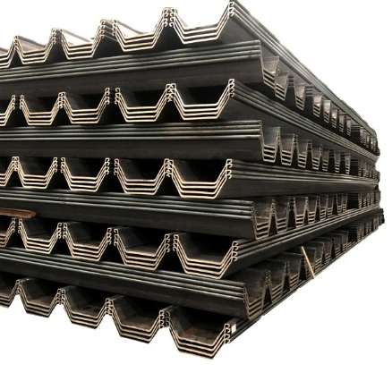 Sy295 Sy390 Type 2 Type3 Steel Sheet Pile 400*100*10.5mm*48kg/M Steel Profile U Type Pile with Manufacture Price