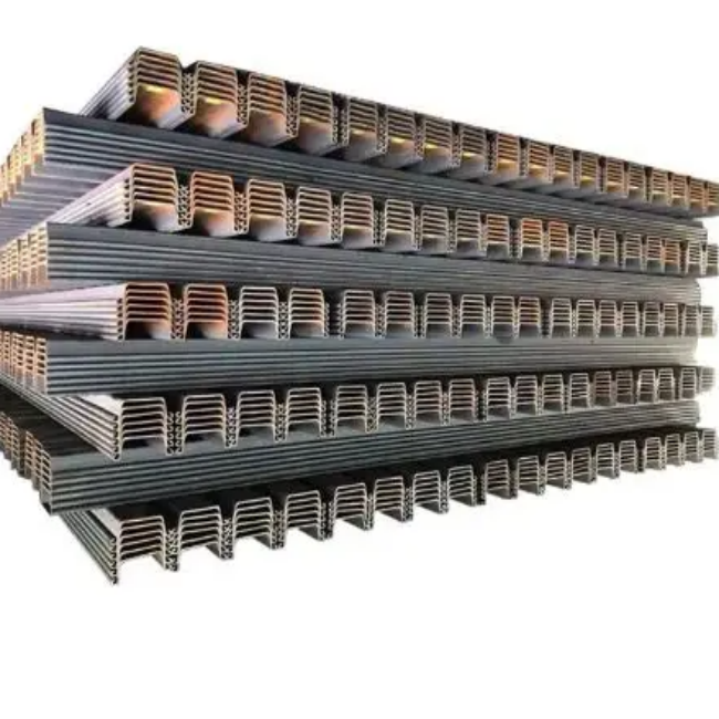 Sy295 Sy390 Type 2 Type3 Steel Sheet Pile 400*100*10.5mm*48kg/M Steel Profile U Type Pile with Manufacture Price