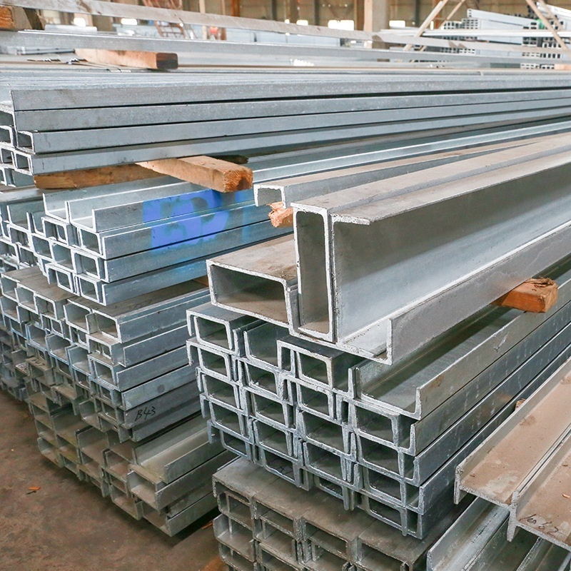 High quality Light steel U channel galvanized steel Bar in stock with low price