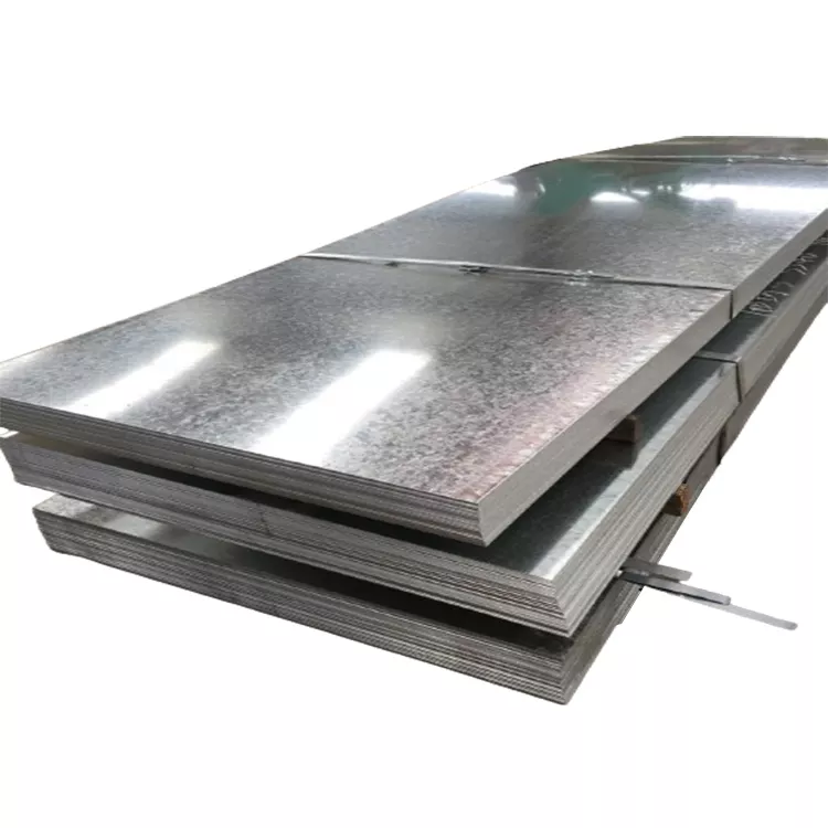 Supply of AiSi dx51d galvanized steel sheet adjustable length and striped patterned galvanized sheet