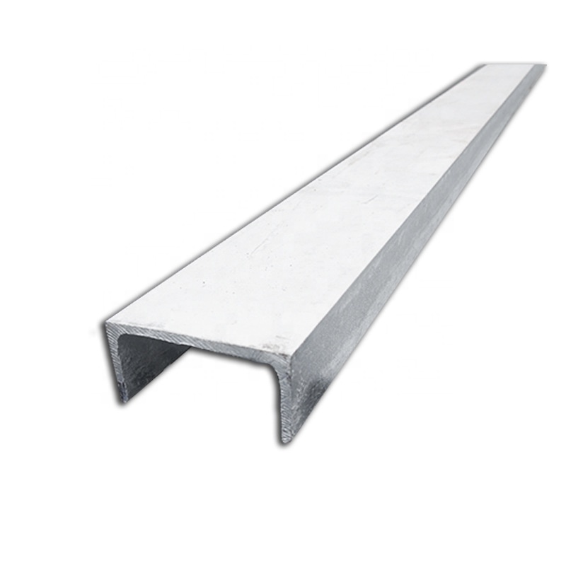 High quality Light steel U channel galvanized steel Bar in stock with low price