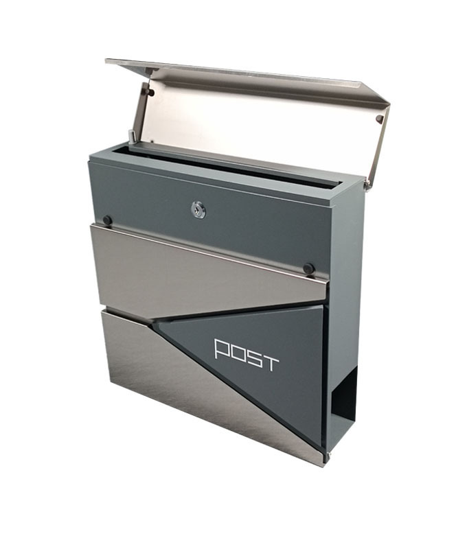 China Supplier Wholesale Stainless Steel Mailboxes/  Letterbox With Post Mailbox Standing