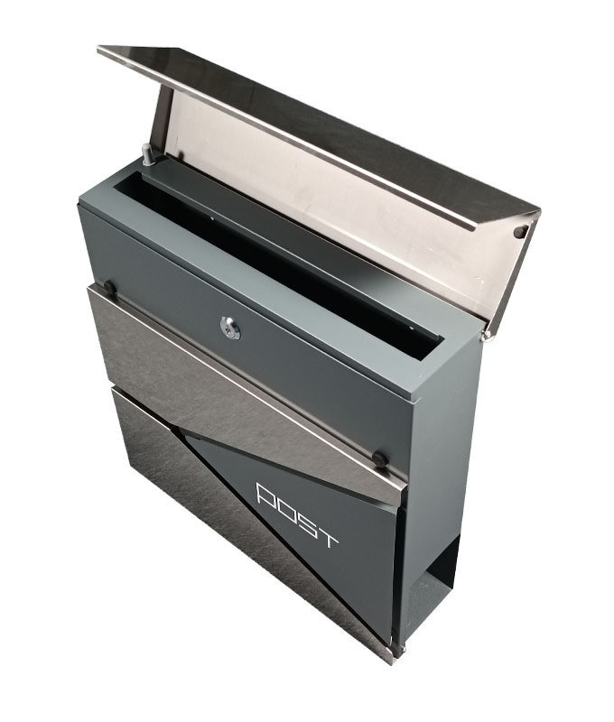 China Supplier Wholesale Stainless Steel Mailboxes/  Letterbox With Post Mailbox Standing