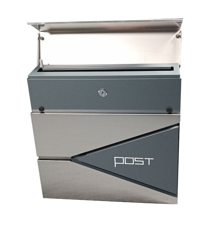 China Supplier Wholesale Stainless Steel Mailboxes/  Letterbox With Post Mailbox Standing