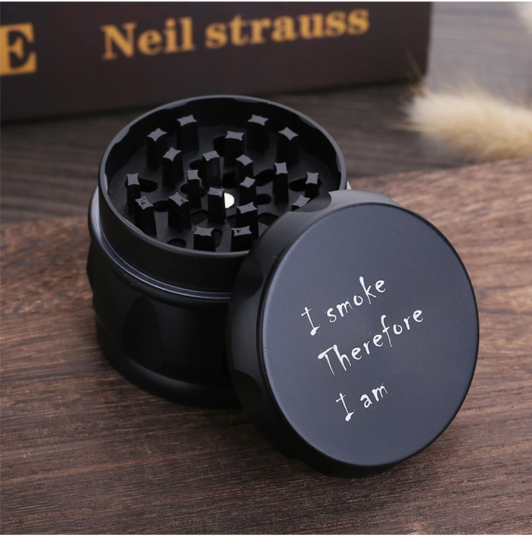 metal 4 Layer 63mm Smoke Grinders Smoking Pipe Grinders logo custom grinder