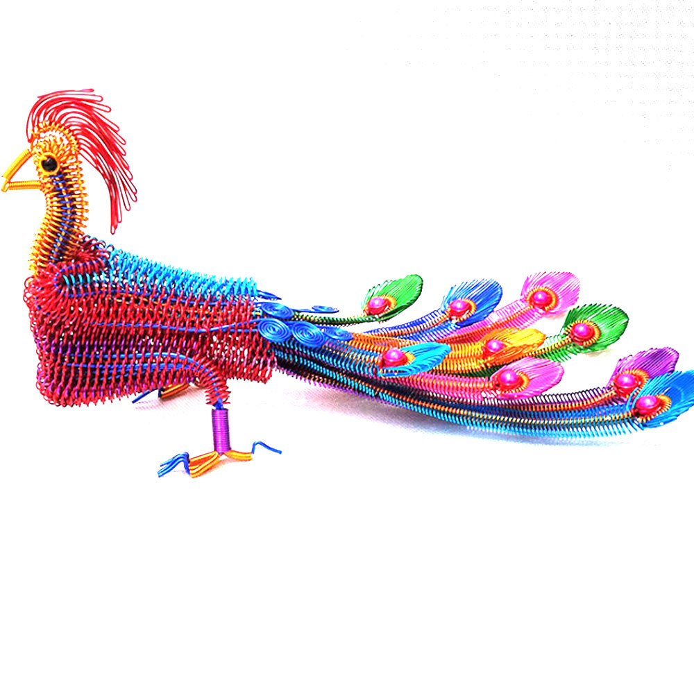 New Products Birthday Gift Aluminum Wire Craft Peacock Art and Craft