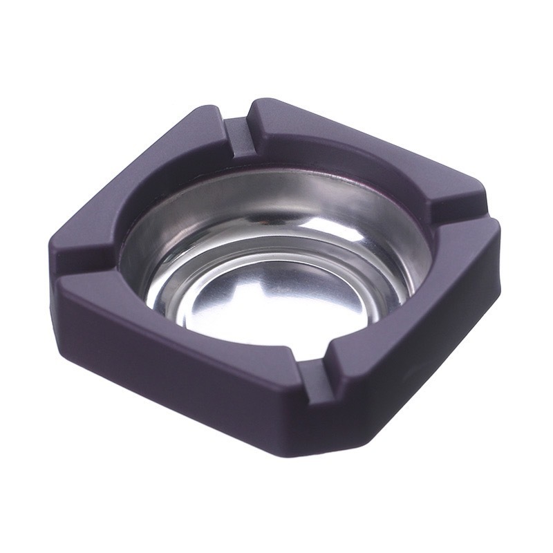 Household stainless steel ashtray multi-functional color custom logo  ashtray  for car