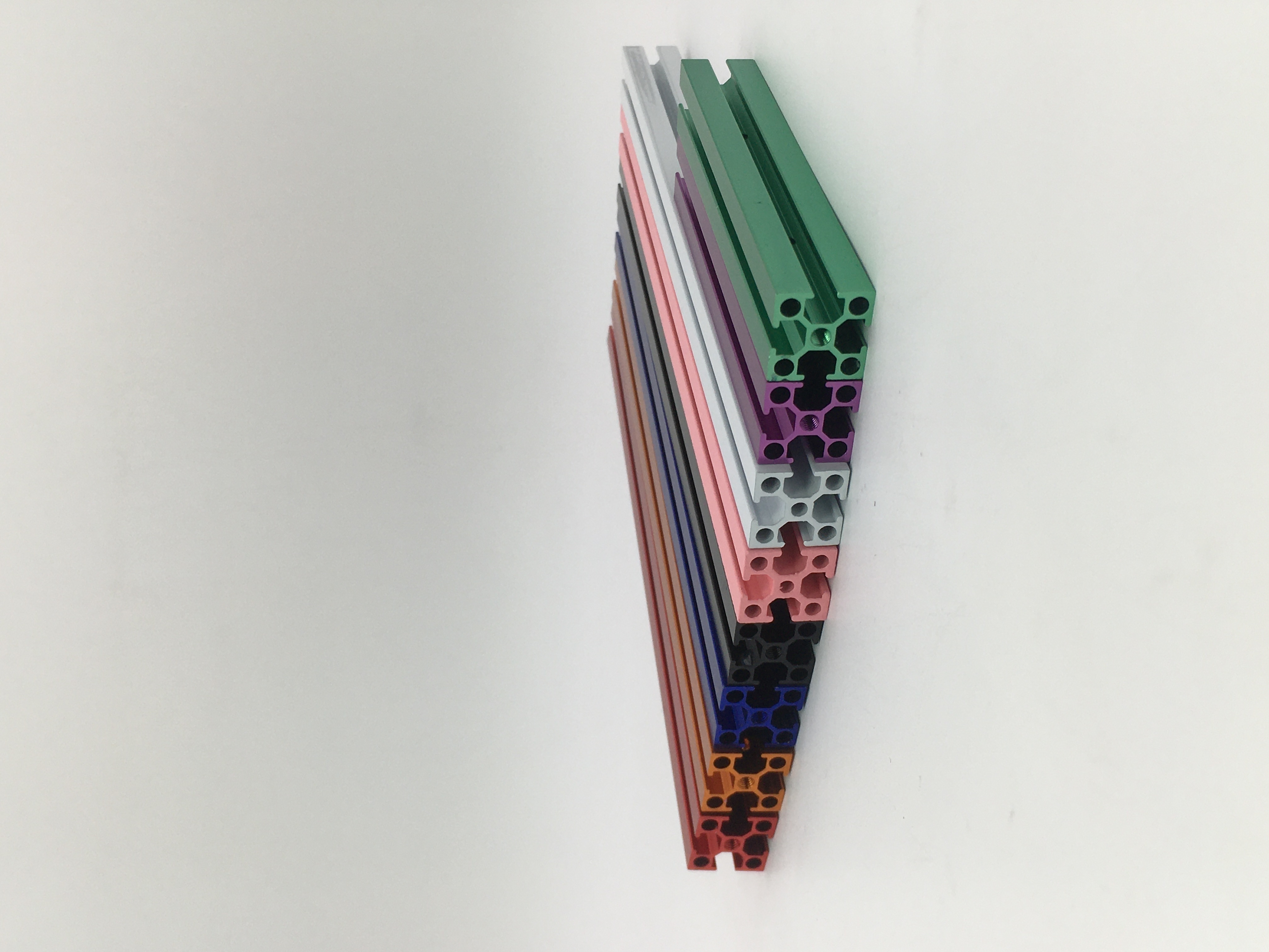 Anodized t slot 6000 aluminium profile for aluminum work table