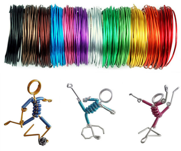 Diy colorful craft aluminum wire jewelry process material wire soft aluminum wire