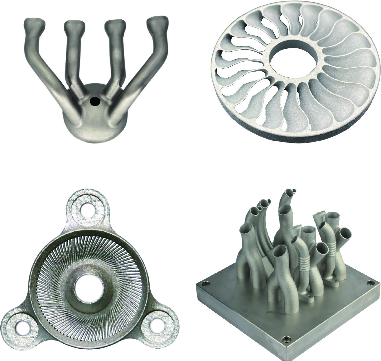 3D Printed Metal Stainless Steel Aluminum Alloy Turbocharger Blades Can Be Customized In Size