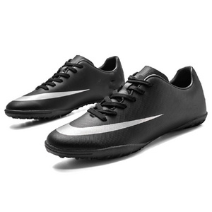 FREE SAMPLE Men Soccer Boots Athletic Shoes New Leather Cleats Training Sneaker Comfortable  Football Boots