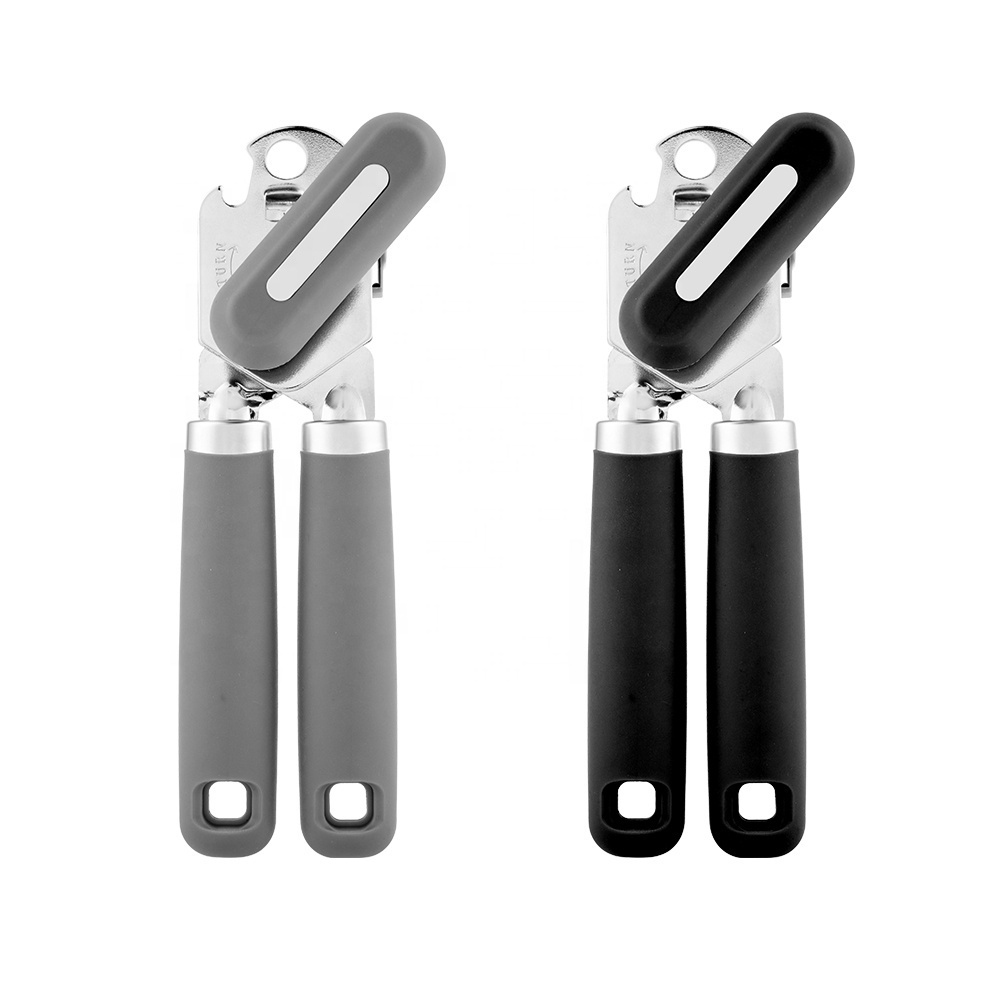 Spot Supplies Oversized Handle Magnetic Can Opener Manual Bottle Openers Multi-functional Stainless Steel Soda Jar Opener