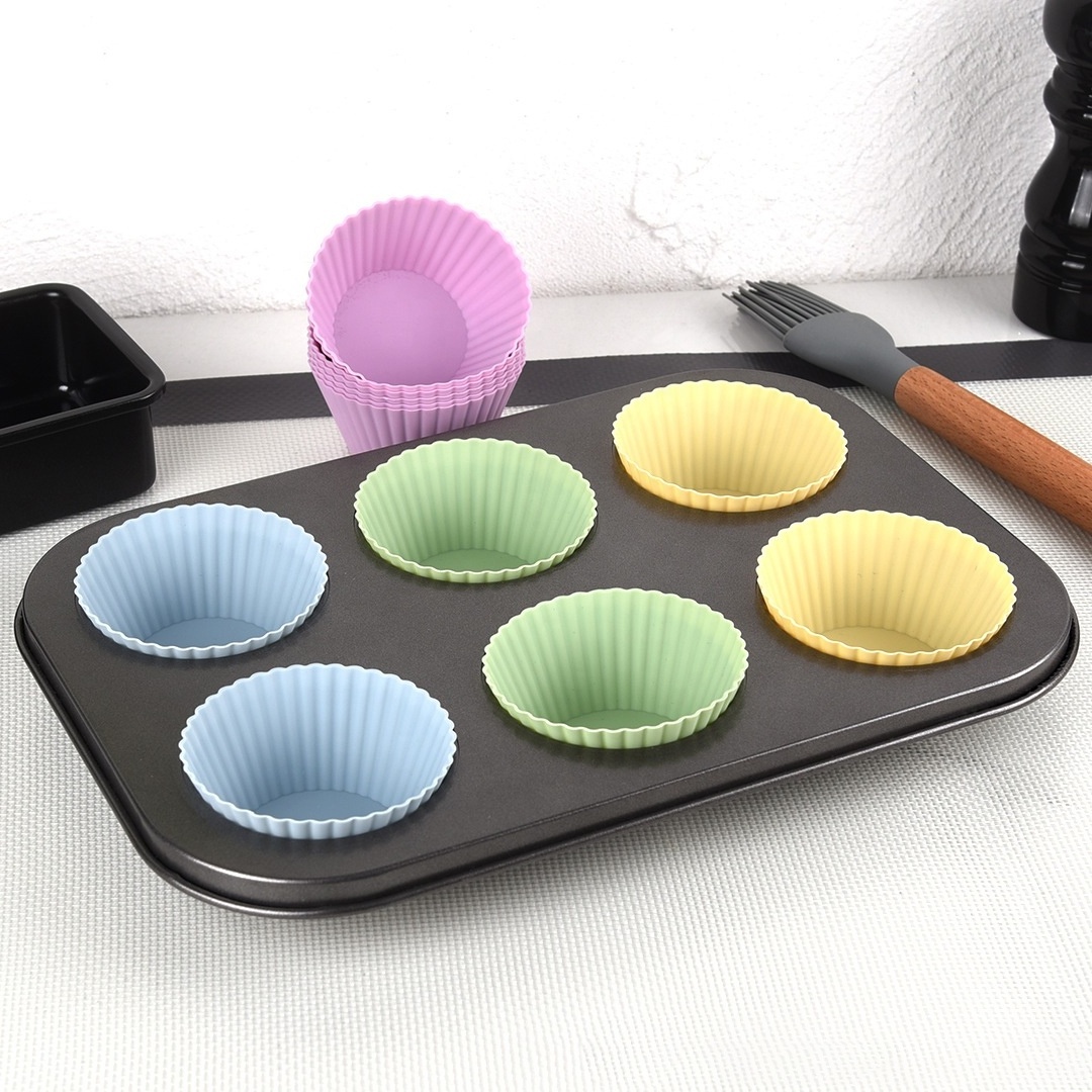 Reusable DIY Cake Mold Silicone Pastry Muffin Cupcake Non Stick Baking Mould