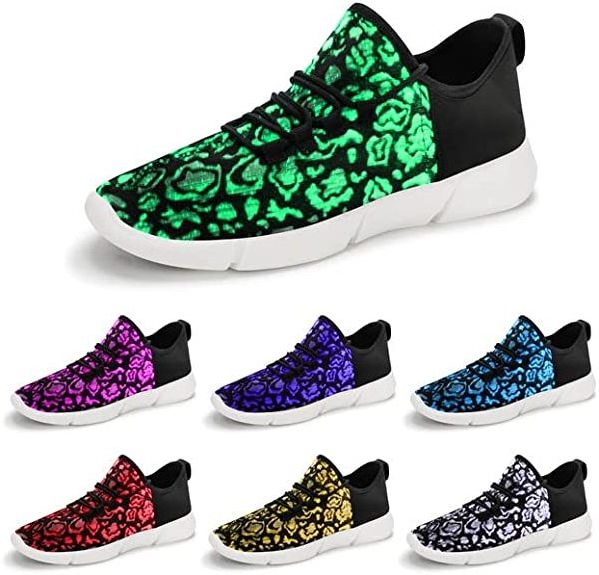 kids Led lighting Flashing Fiber Shoe Led Flashing Lights Shoe safety shoe for men