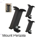 Roof Riser Brackets Kit Adjustable Roof Riser Beam Mount Brackets for Roof Pergola Gazebo