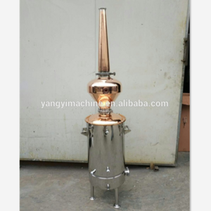 50L stainless steel boiler with copper onion and cone/alcohol distillation equipment