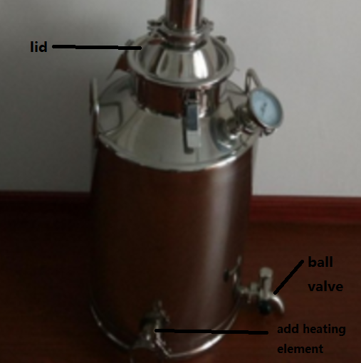 milk can distiller/boiler/3Gallon milk can