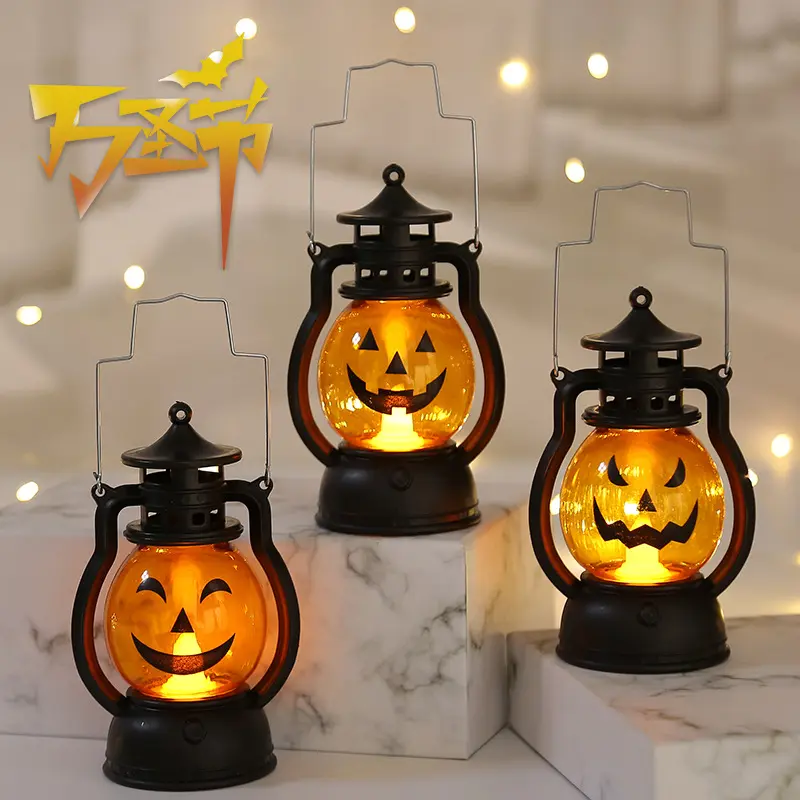 Halloween decor  Pumpkin lantern Lights LED pumpkin lights party outdoor decoration 2023 Jack of the lantern prop pumpkin led