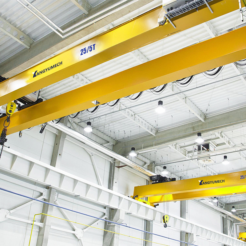 Hot Selling Double Girder European Bridge Travelling Overhead Crane Capacity 5Tons 10 Tons 20 Tons