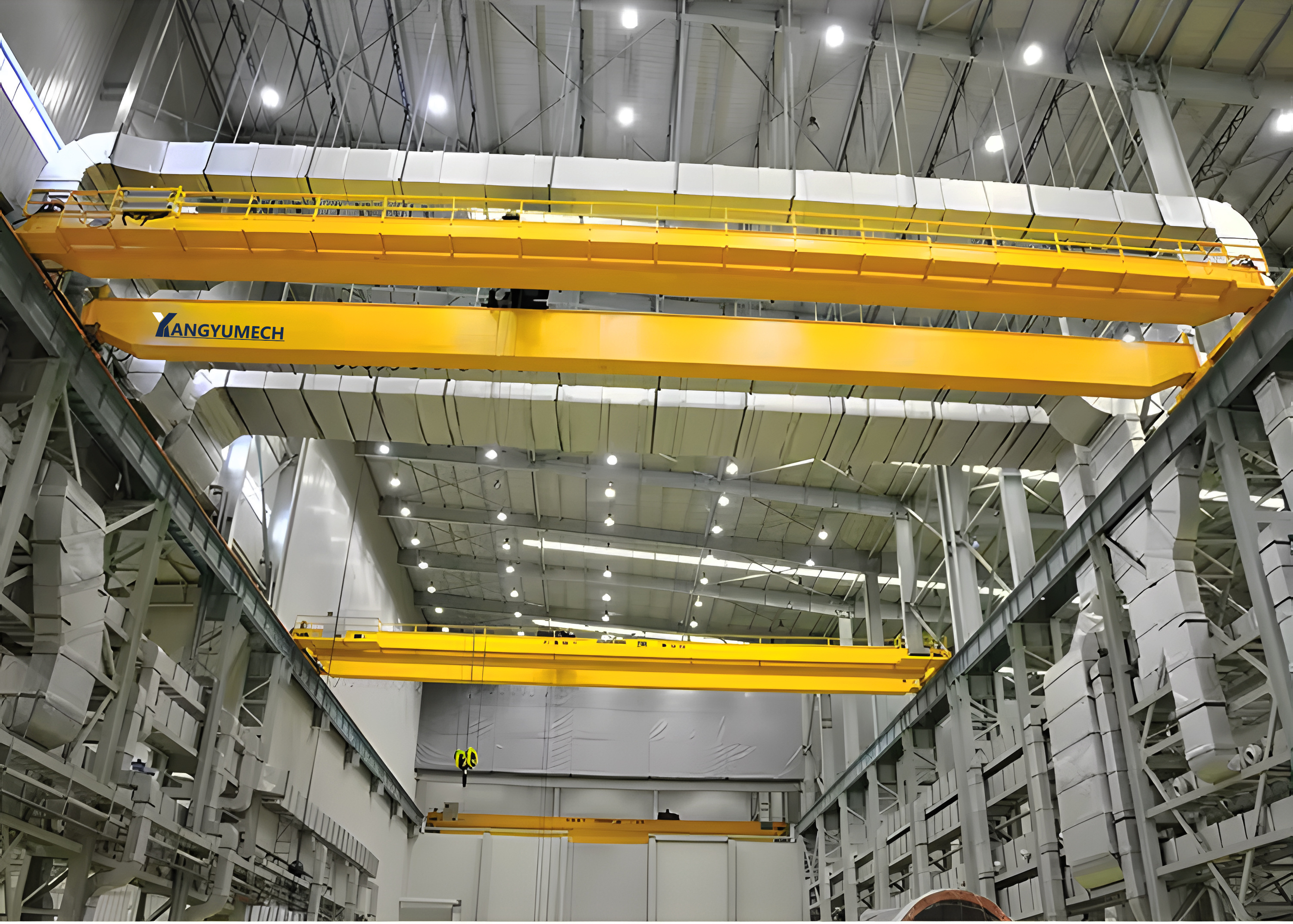 Hot Selling Double Girder European Bridge Travelling Overhead Crane Capacity 5Tons 10 Tons 20 Tons